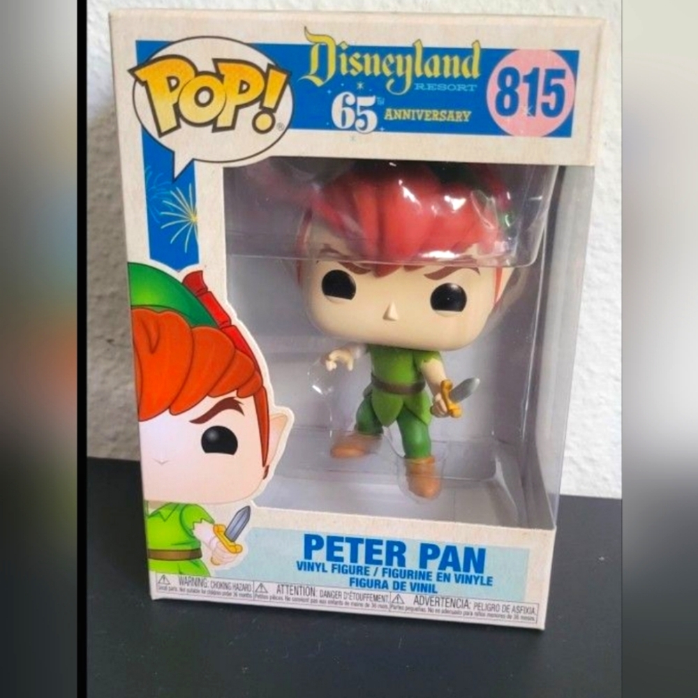 Funko Pop Peter Pan #279 Disney Movie Vinyl Figure Hot Topic Exclusive
